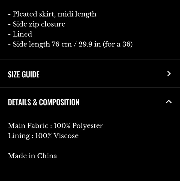 Sezane Dino Elegant Sequin Skirt in Shimmering Bronze - Picture 5 of 5